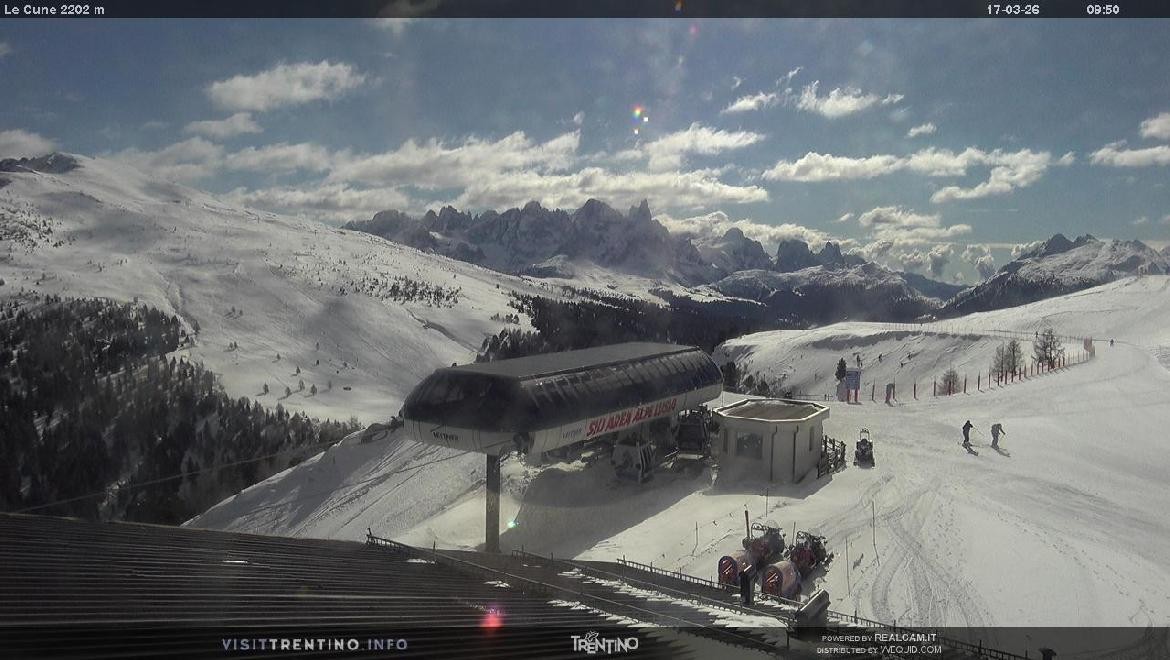 Archiv Foto Webcam Bergstation Le Cune, Trentino