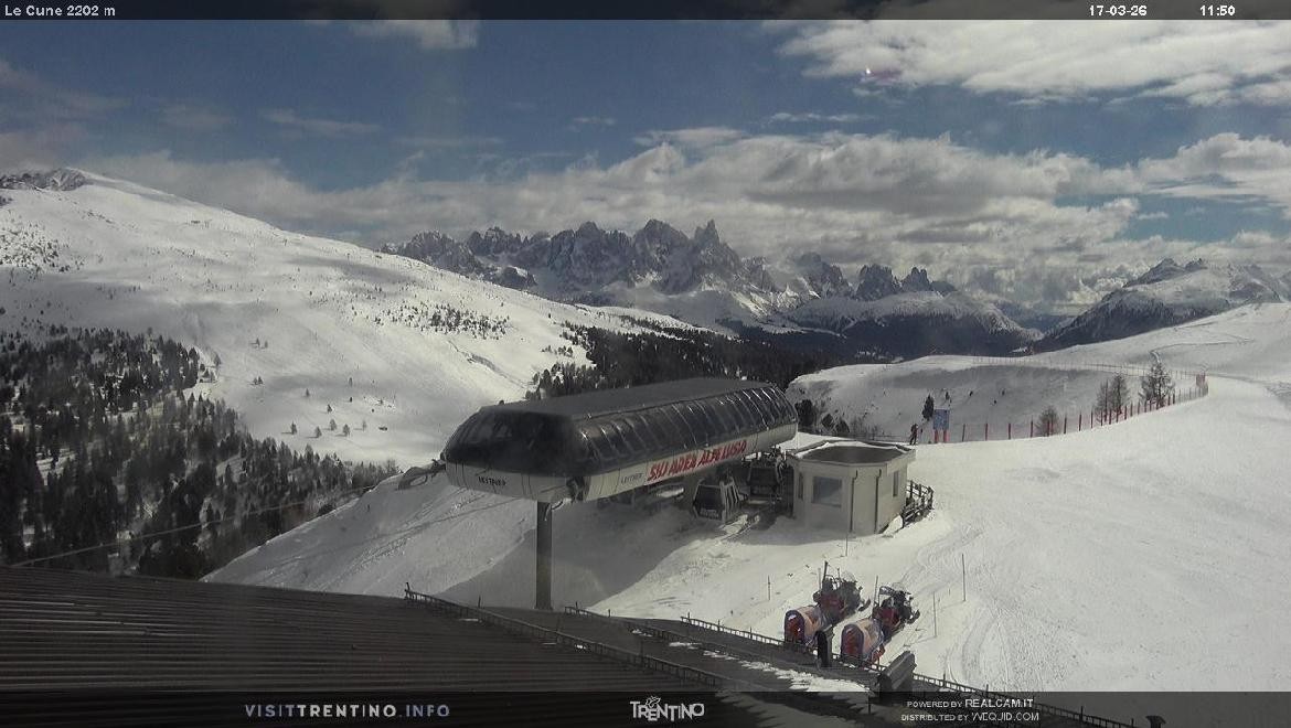 Archiv Foto Webcam Bergstation Le Cune, Trentino