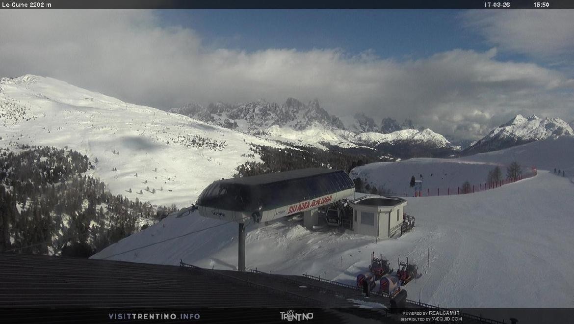 Archiv Foto Webcam Bergstation Le Cune, Trentino