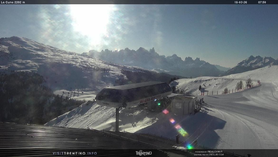 Archiv Foto Webcam Bergstation Le Cune, Trentino