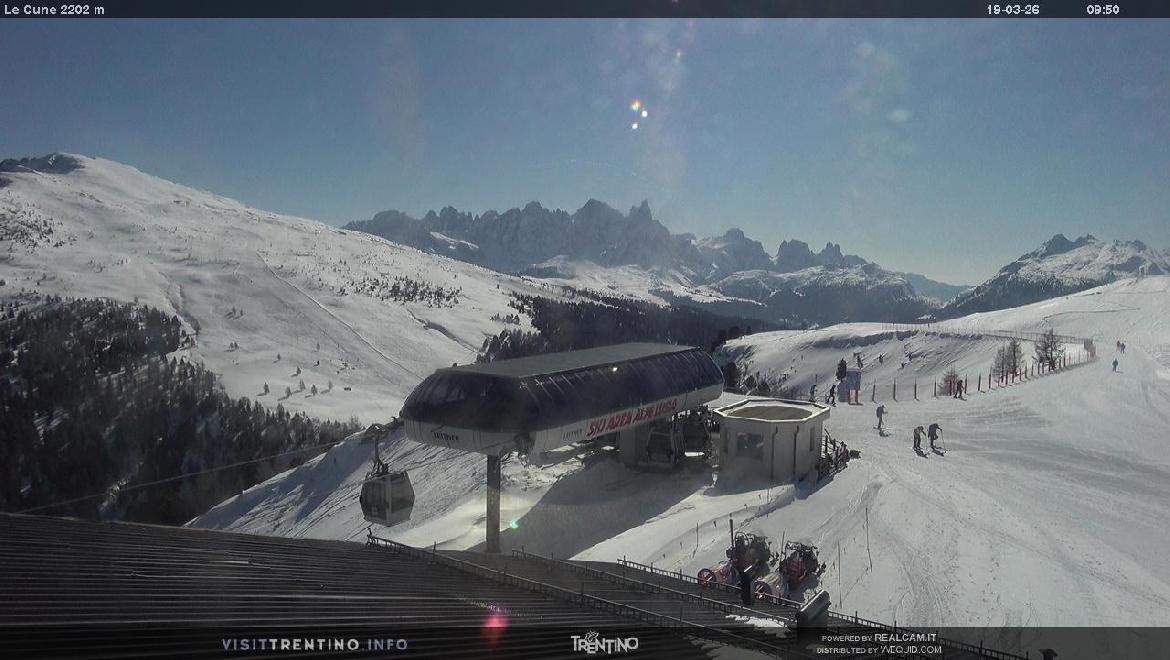 Archiv Foto Webcam Bergstation Le Cune, Trentino