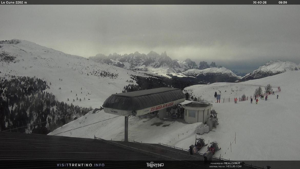 Archiv Foto Webcam Bergstation Le Cune, Trentino