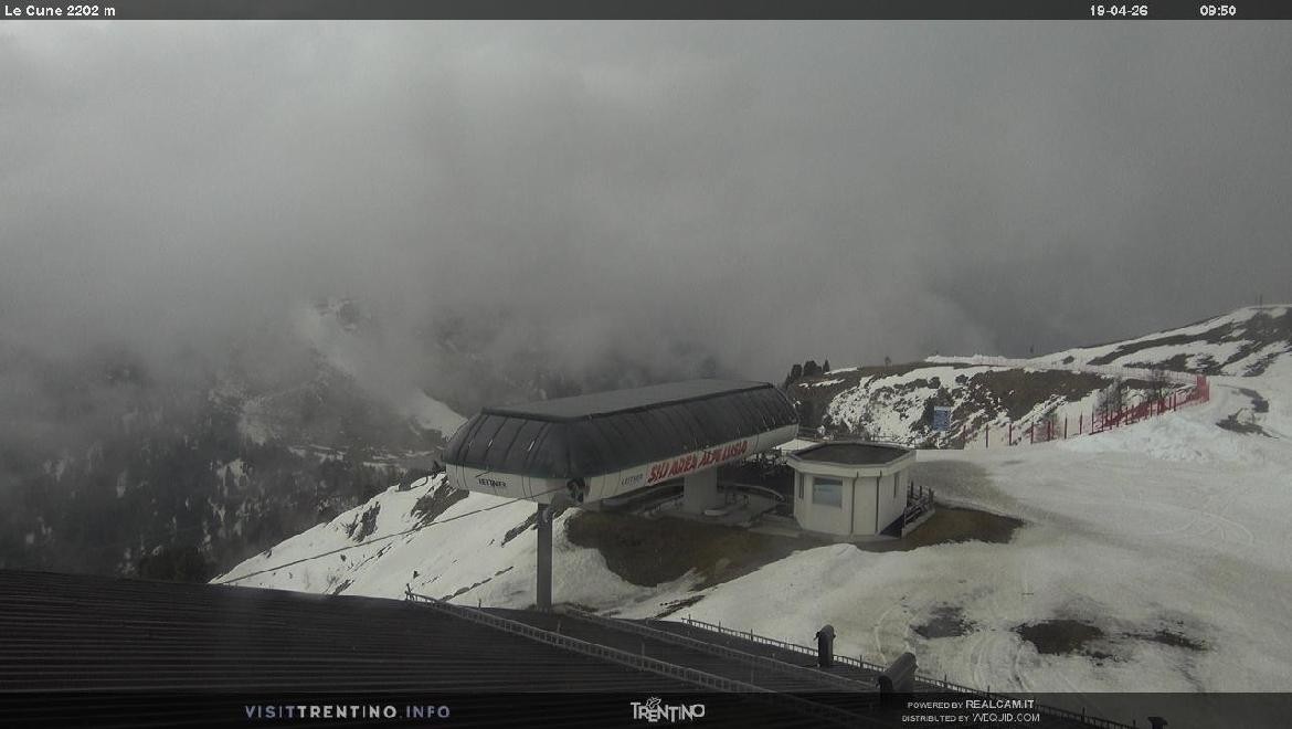 Archiv Foto Webcam Bergstation Le Cune, Trentino