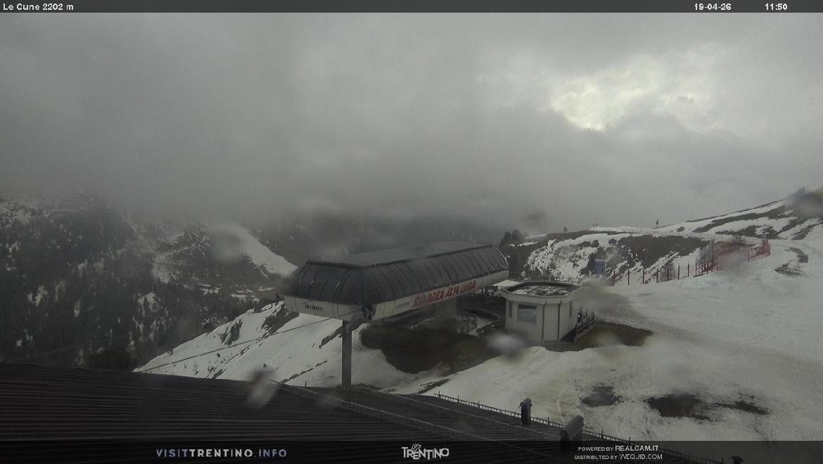 Archiv Foto Webcam Bergstation Le Cune, Trentino