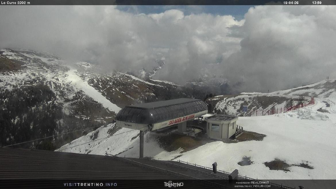 Archiv Foto Webcam Bergstation Le Cune, Trentino