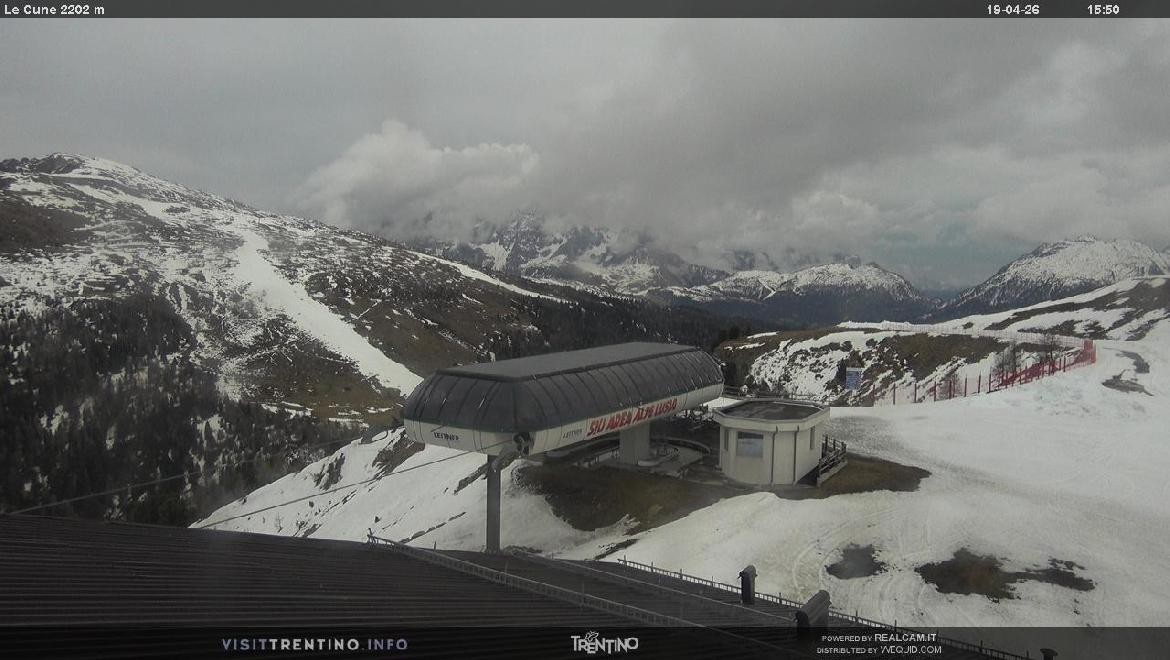 Archiv Foto Webcam Bergstation Le Cune, Trentino