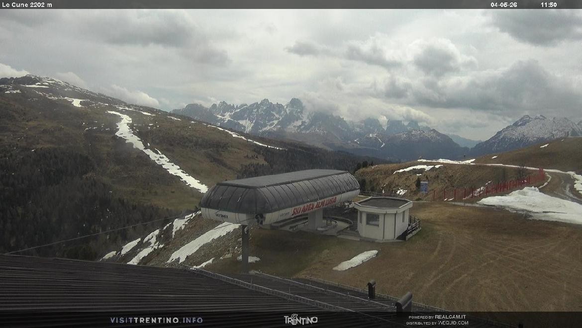 Archiv Foto Webcam Bergstation Le Cune, Trentino