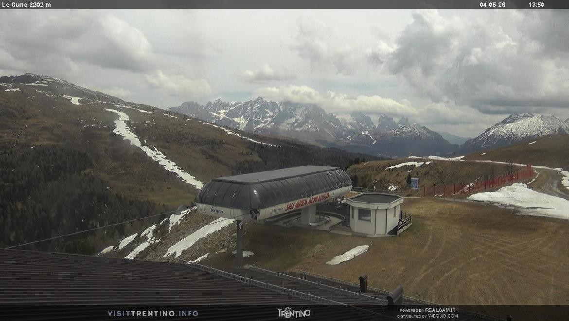 Archiv Foto Webcam Bergstation Le Cune, Trentino