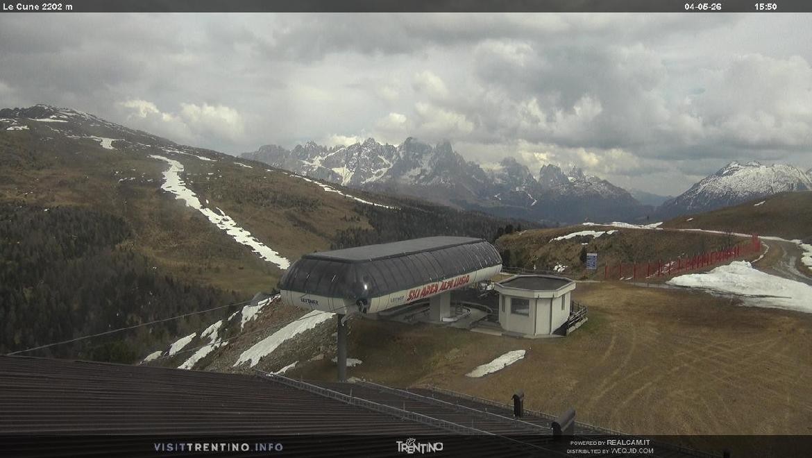 Archiv Foto Webcam Bergstation Le Cune, Trentino