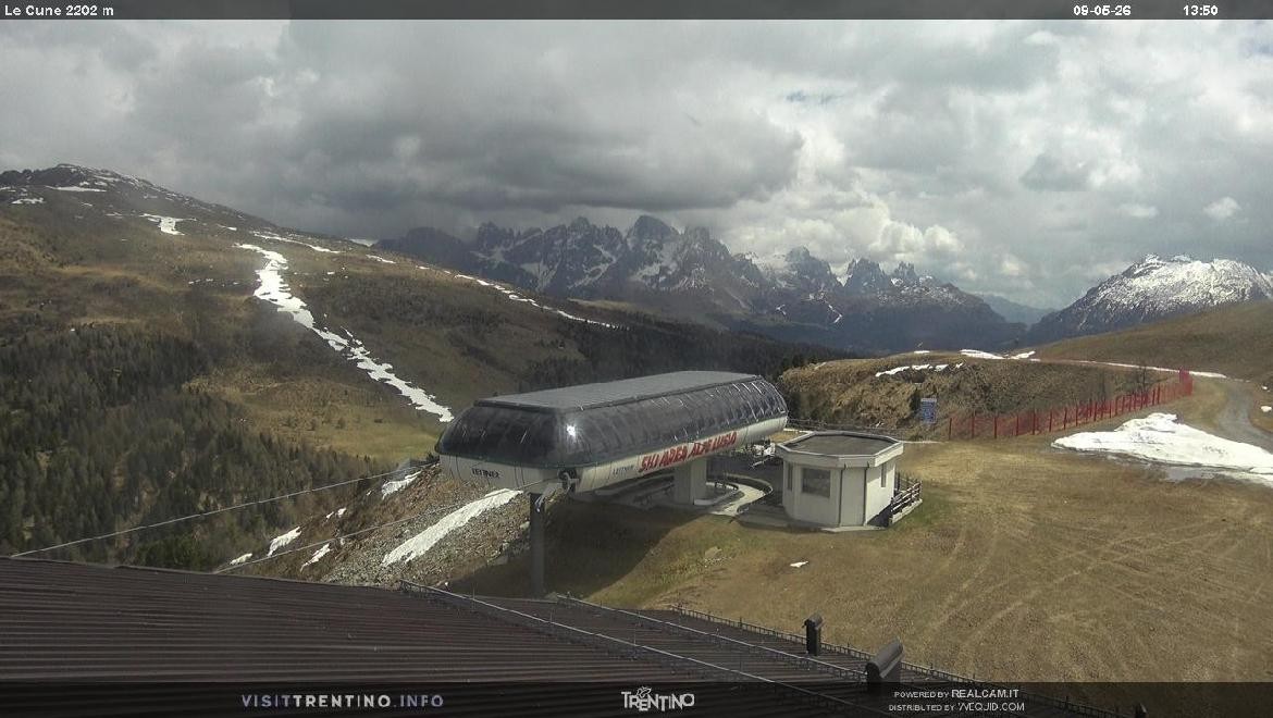 Archiv Foto Webcam Bergstation Le Cune, Trentino