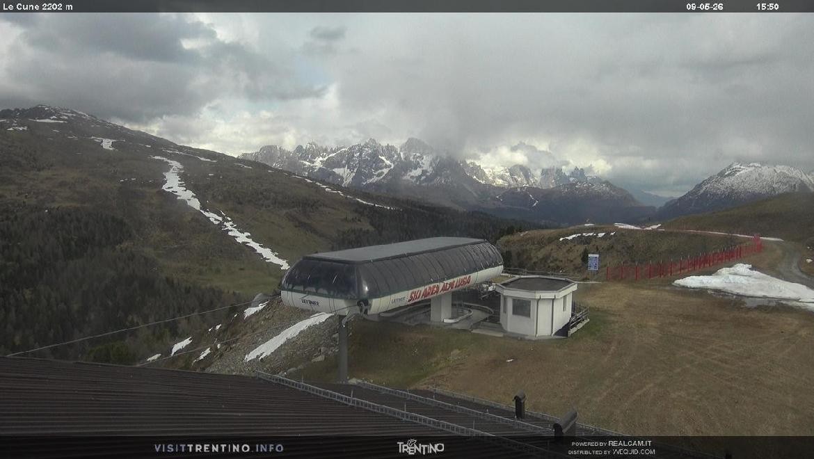 Archiv Foto Webcam Bergstation Le Cune, Trentino