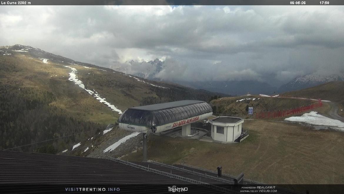 Archiv Foto Webcam Bergstation Le Cune, Trentino