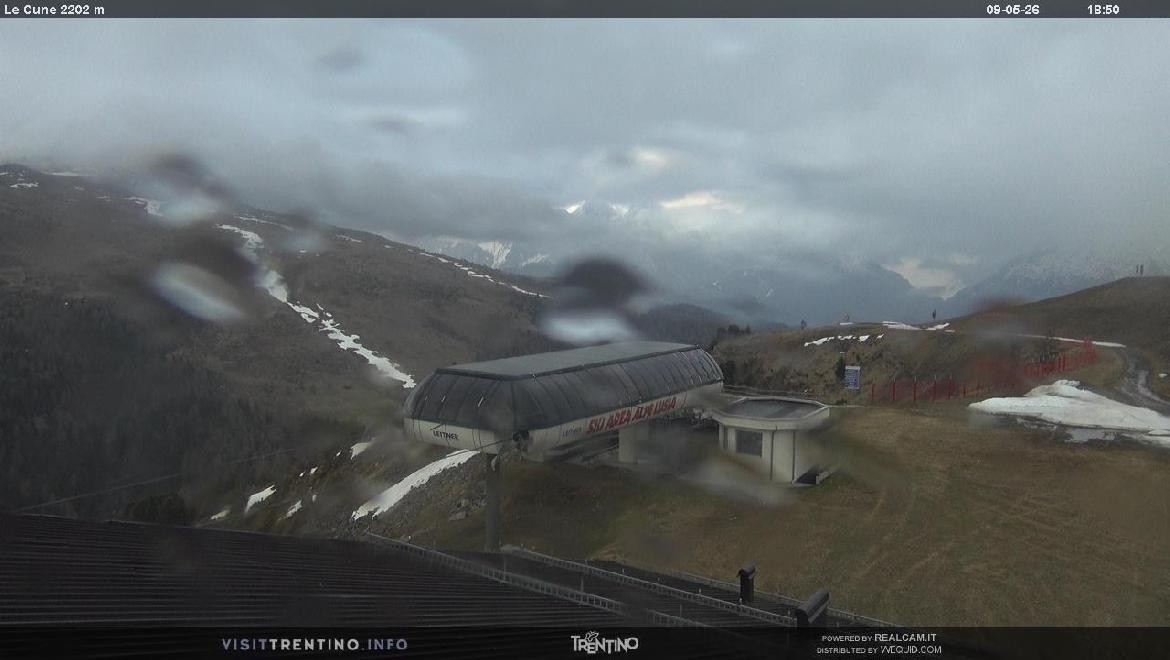 Archiv Foto Webcam Bergstation Le Cune, Trentino