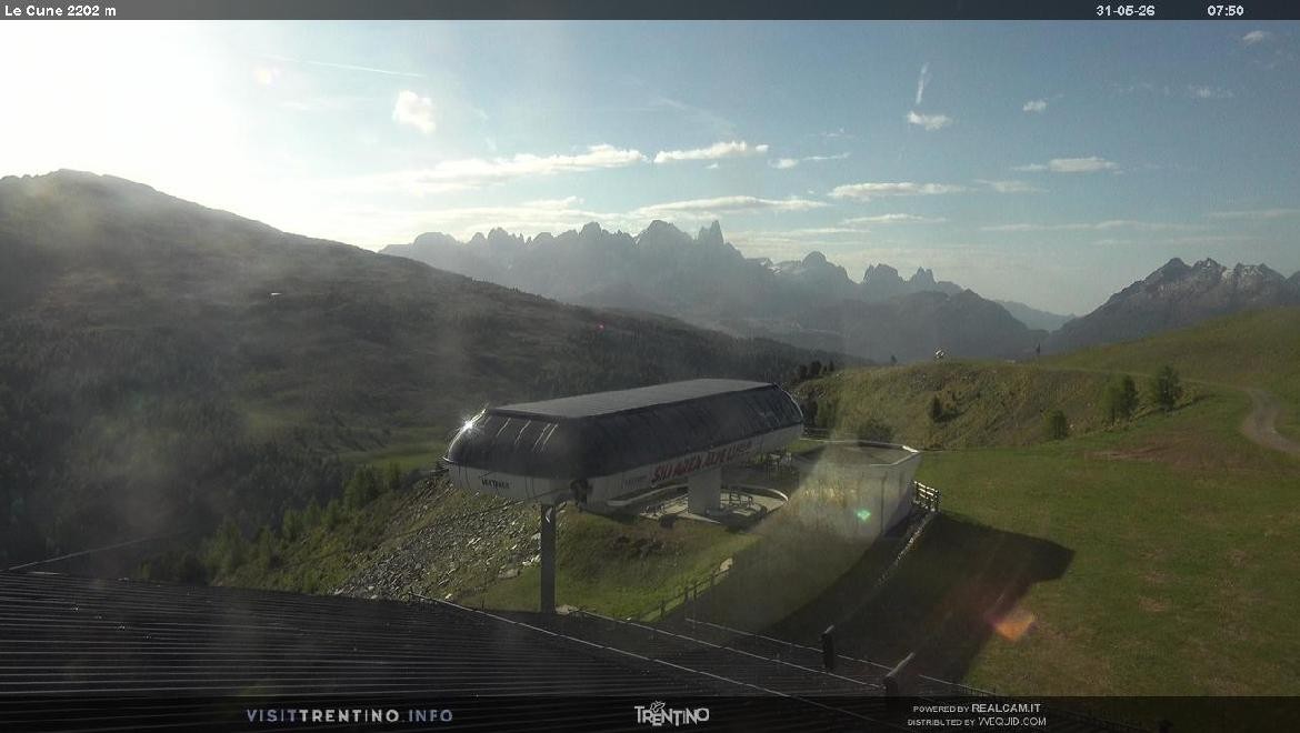 Archiv Foto Webcam Bergstation Le Cune, Trentino
