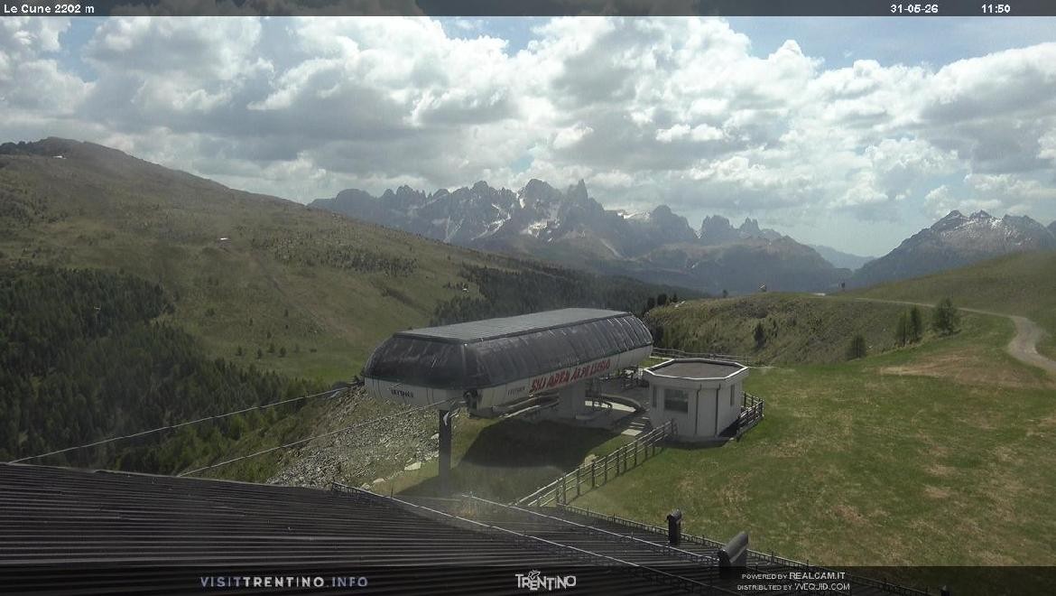 Archiv Foto Webcam Bergstation Le Cune, Trentino