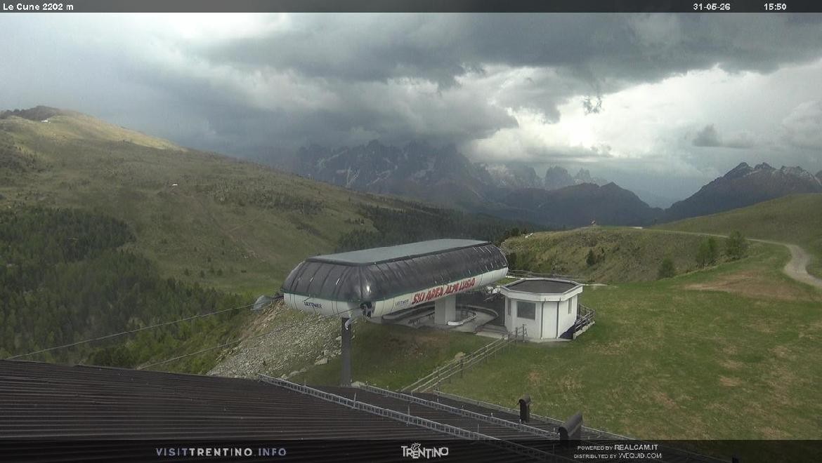 Archiv Foto Webcam Bergstation Le Cune, Trentino
