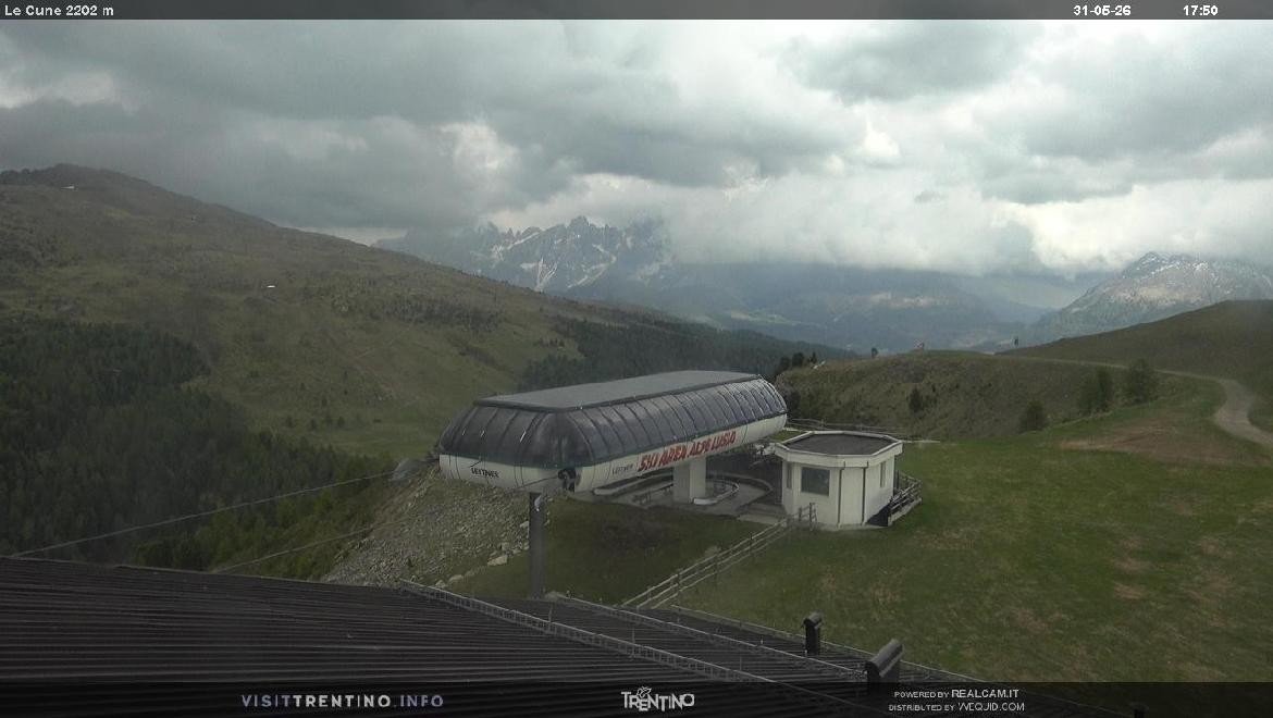Archiv Foto Webcam Bergstation Le Cune, Trentino
