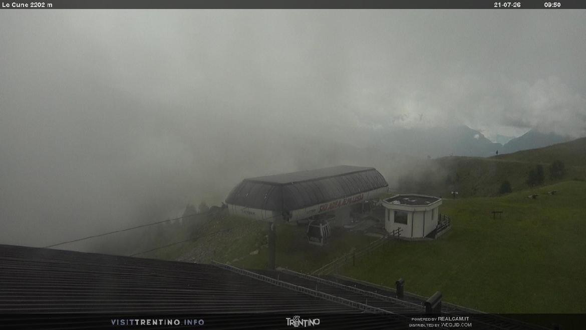 Archiv Foto Webcam Bergstation Le Cune, Trentino
