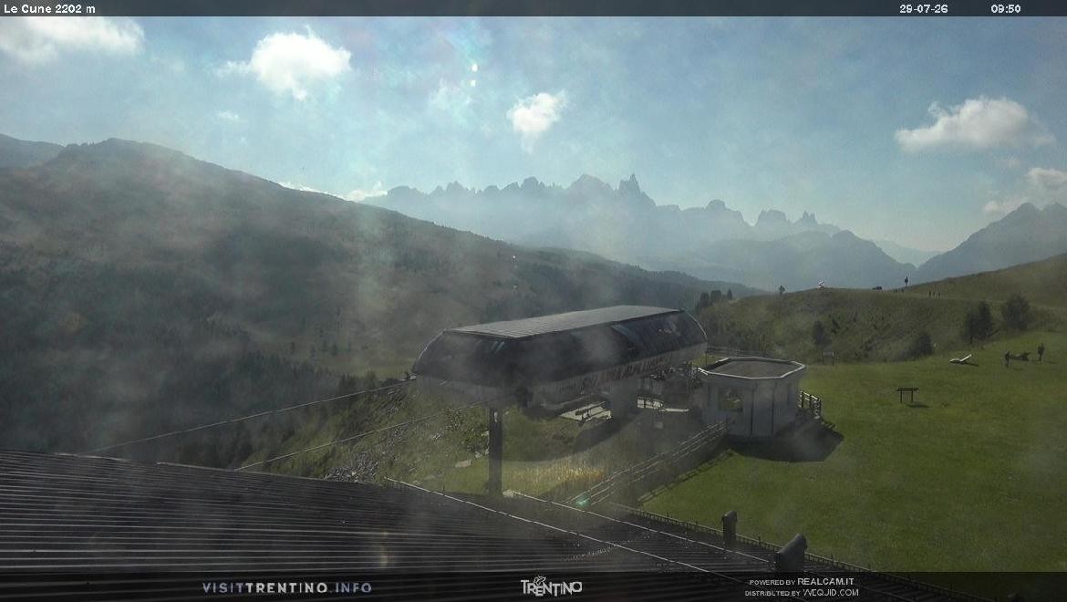 Archiv Foto Webcam Bergstation Le Cune, Trentino