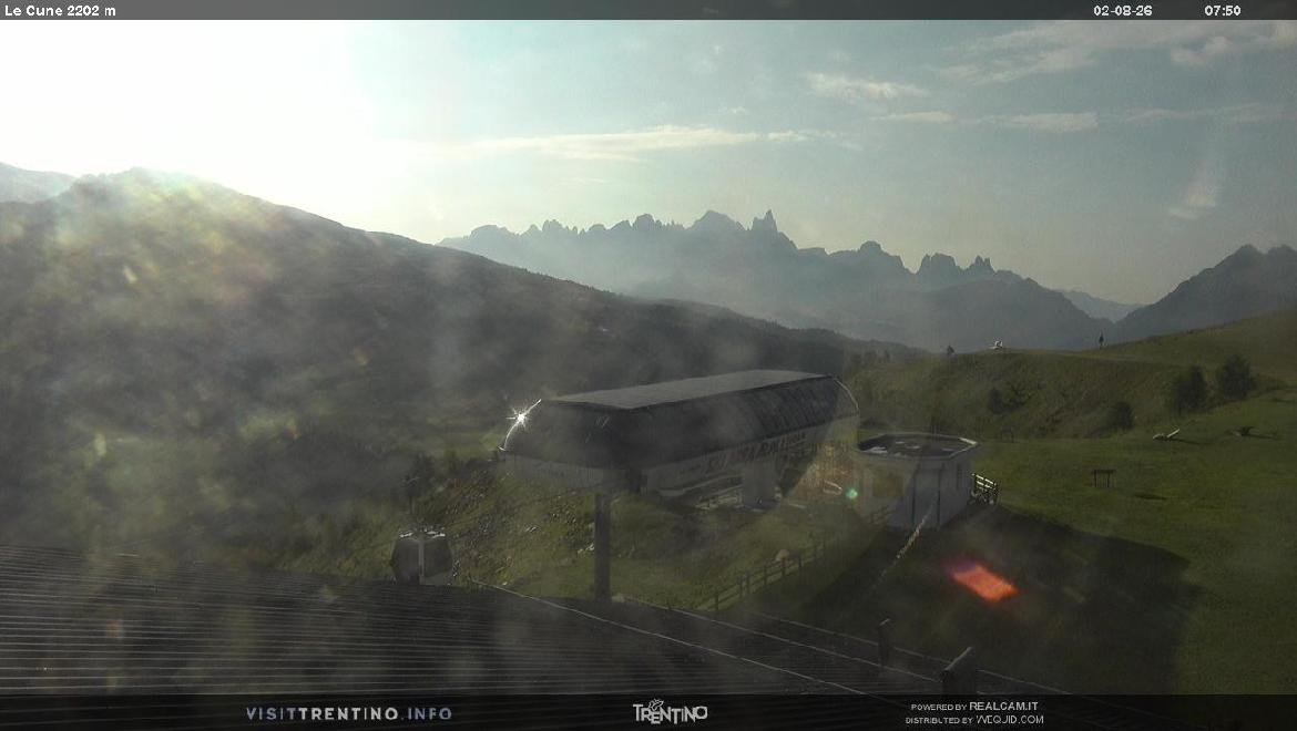 Archiv Foto Webcam Bergstation Le Cune, Trentino
