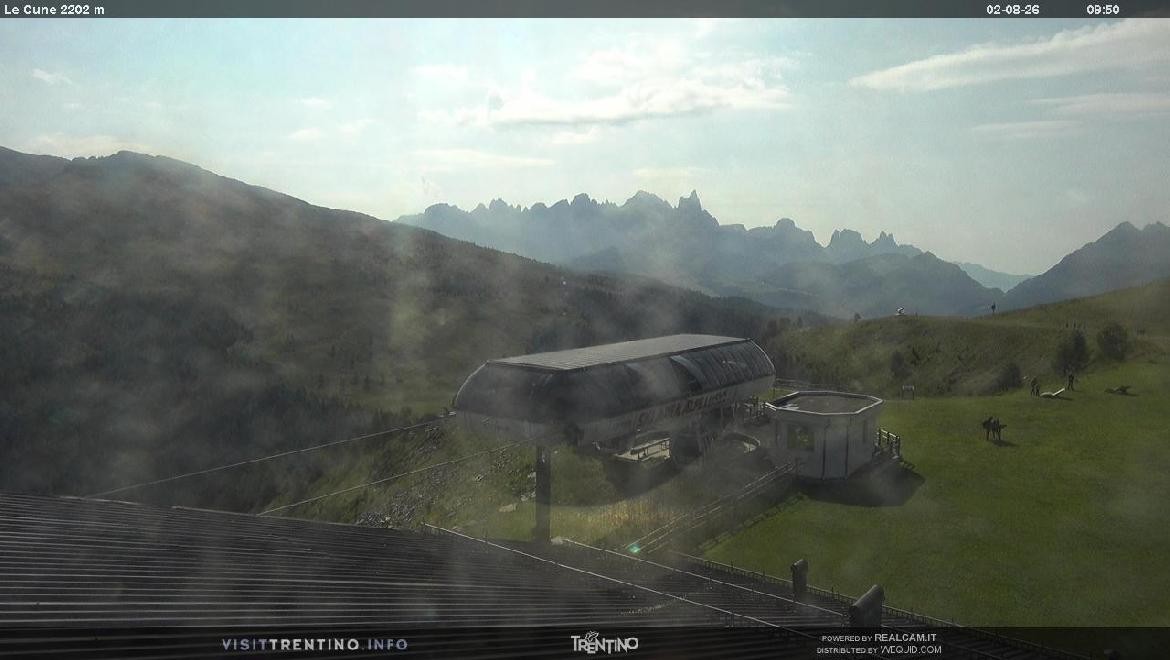 Archiv Foto Webcam Bergstation Le Cune, Trentino