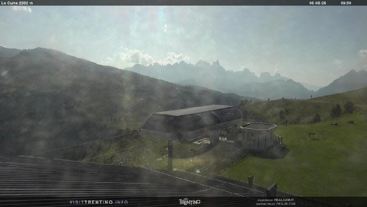 Archiv Foto Webcam Bergstation Le Cune, Trentino