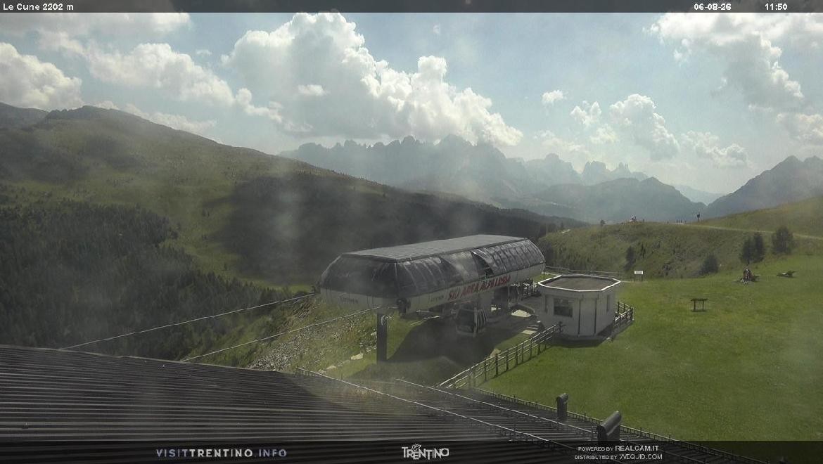 Archiv Foto Webcam Bergstation Le Cune, Trentino