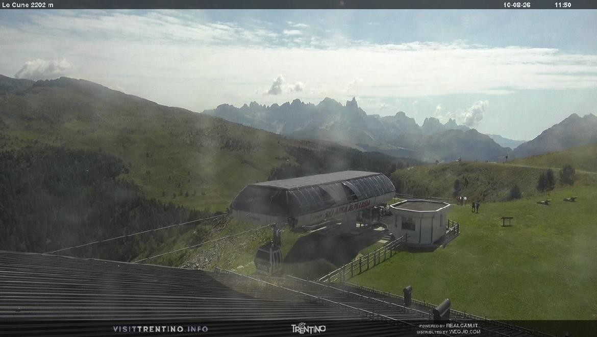 Archiv Foto Webcam Bergstation Le Cune, Trentino