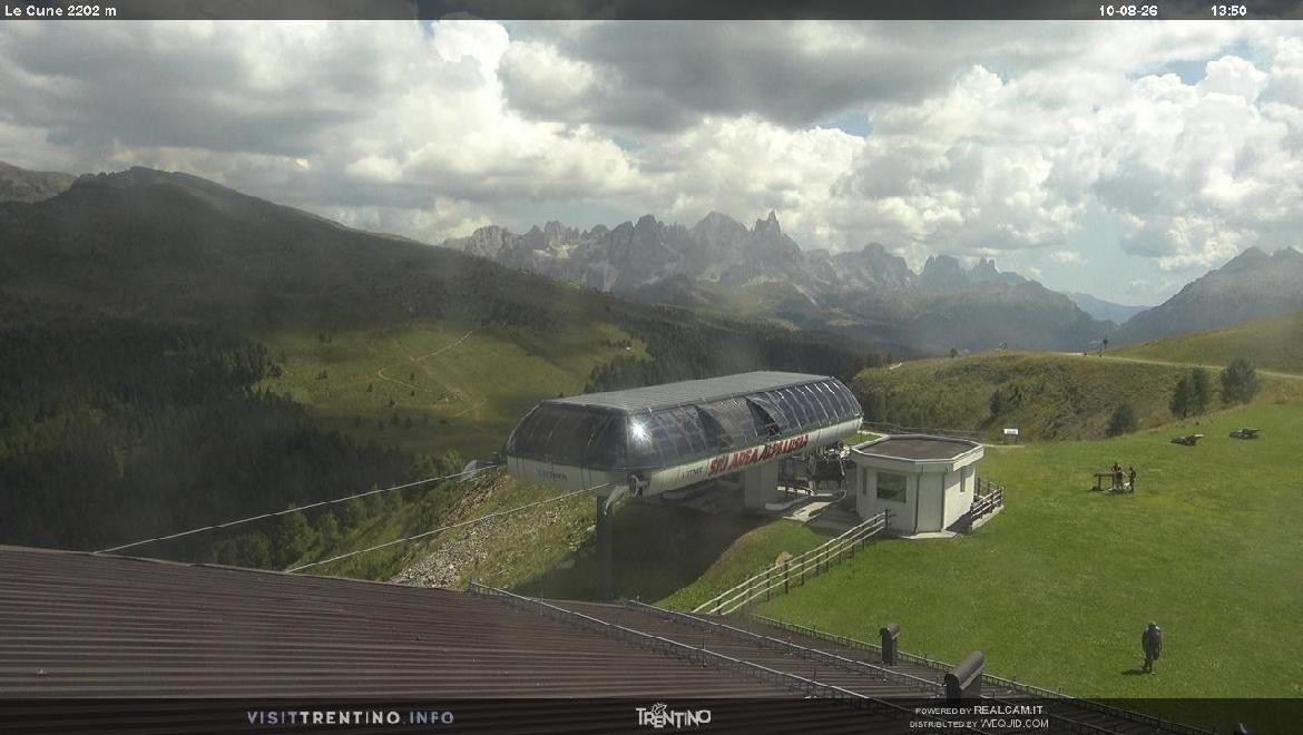 Archiv Foto Webcam Bergstation Le Cune, Trentino