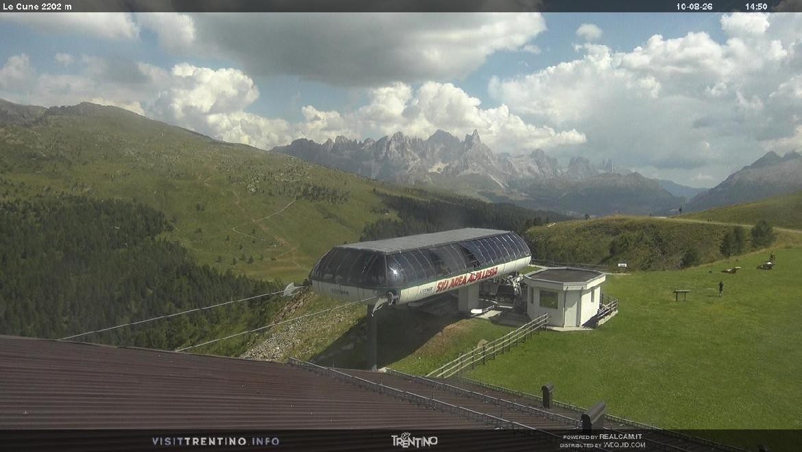 Archiv Foto Webcam Bergstation Le Cune, Trentino