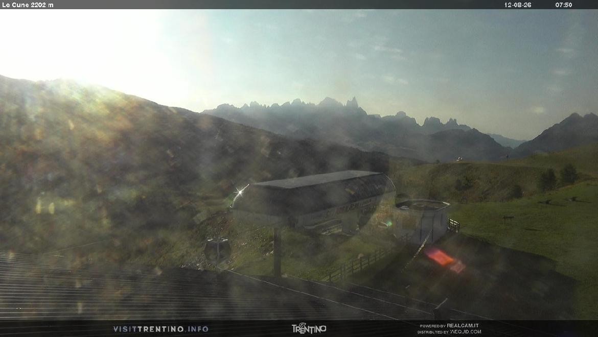 Archiv Foto Webcam Bergstation Le Cune, Trentino