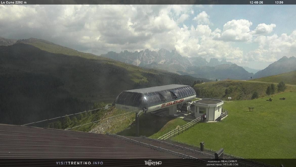 Archiv Foto Webcam Bergstation Le Cune, Trentino