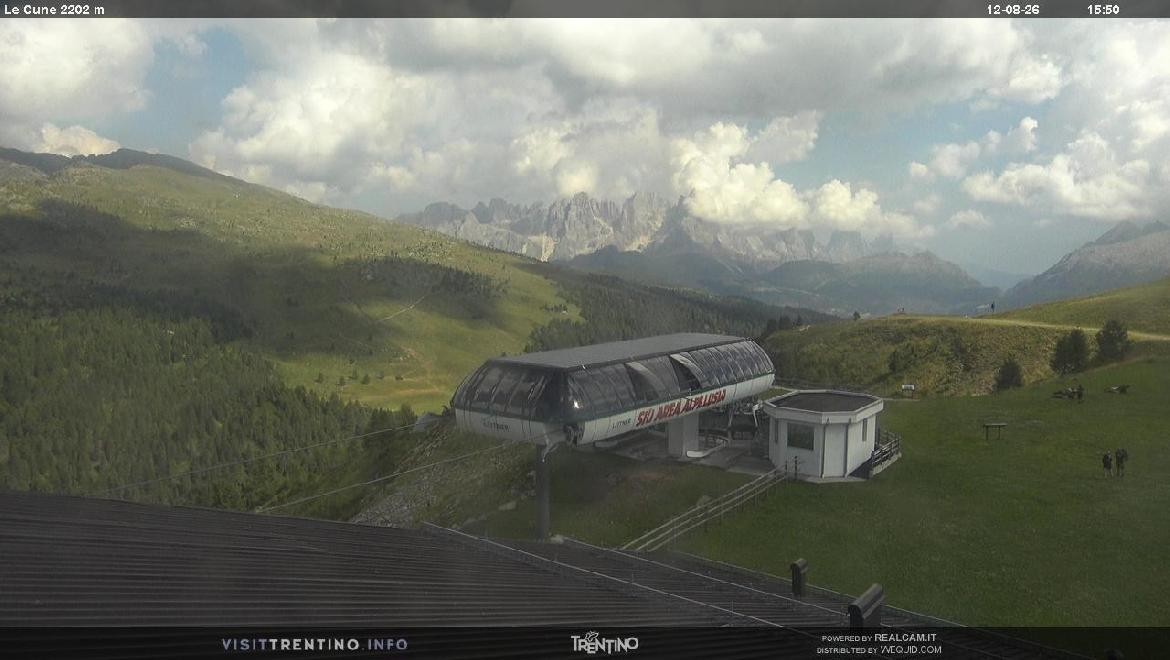 Archiv Foto Webcam Bergstation Le Cune, Trentino