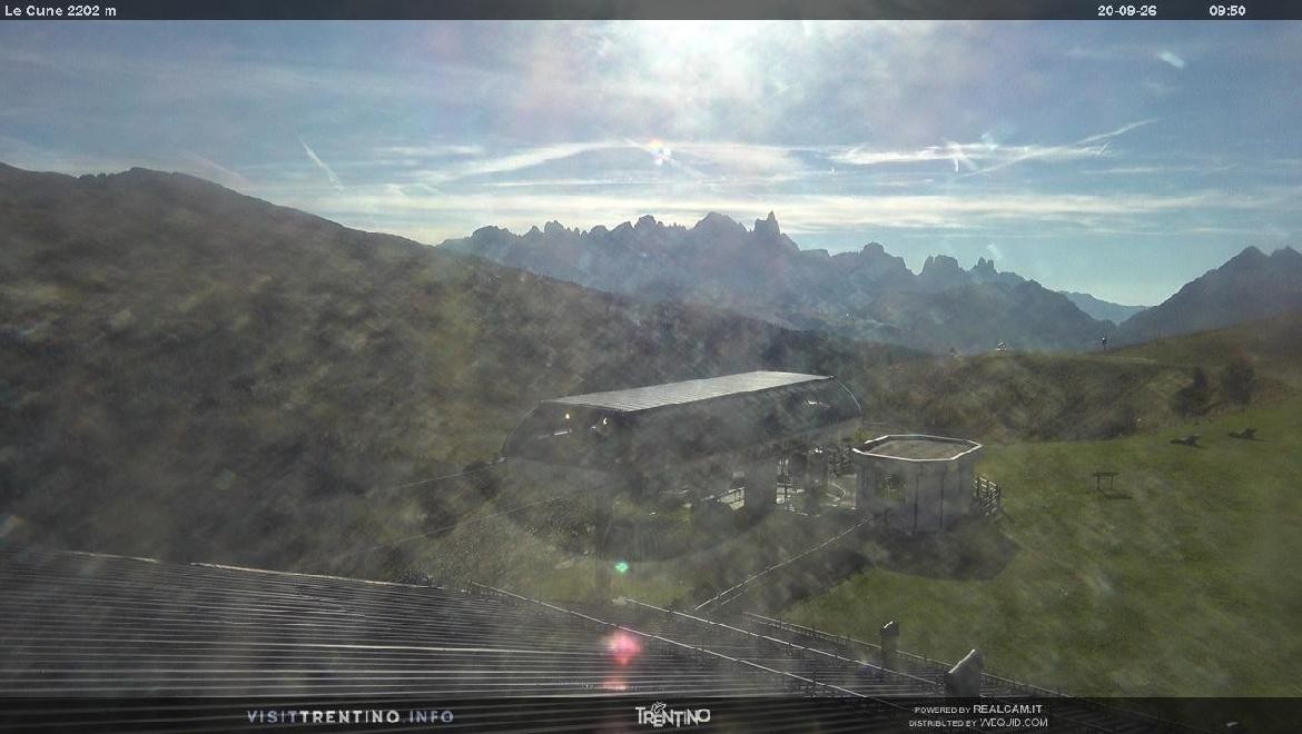 Archiv Foto Webcam Bergstation Le Cune, Trentino