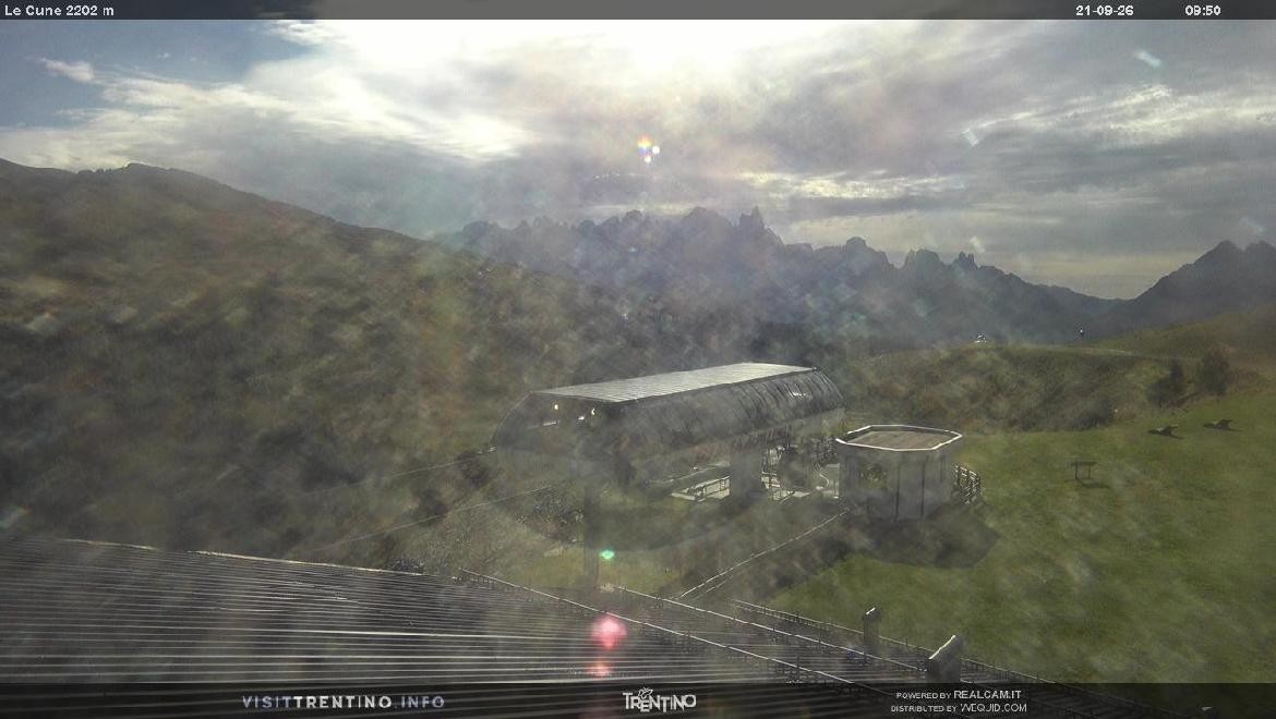 Archiv Foto Webcam Bergstation Le Cune, Trentino