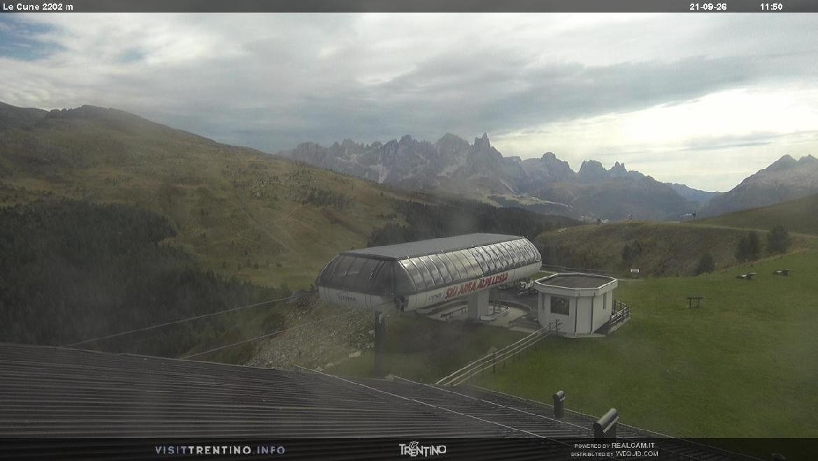 Archiv Foto Webcam Bergstation Le Cune, Trentino