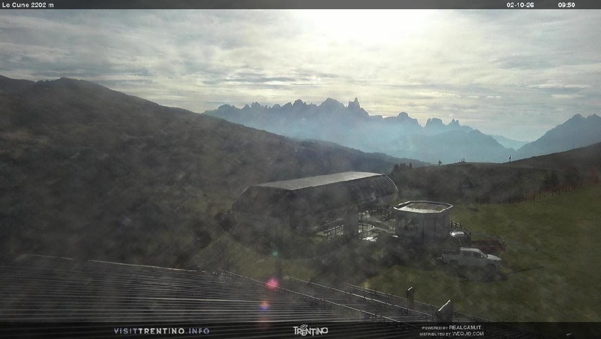Archiv Foto Webcam Bergstation Le Cune, Trentino
