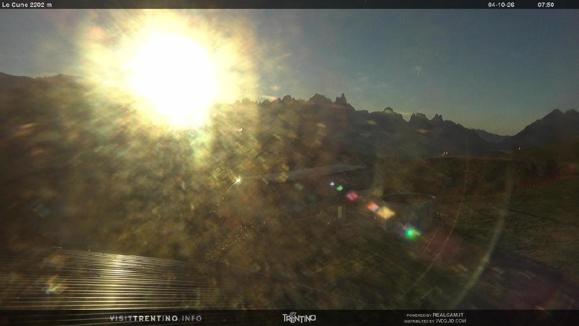 Archiv Foto Webcam Bergstation Le Cune, Trentino