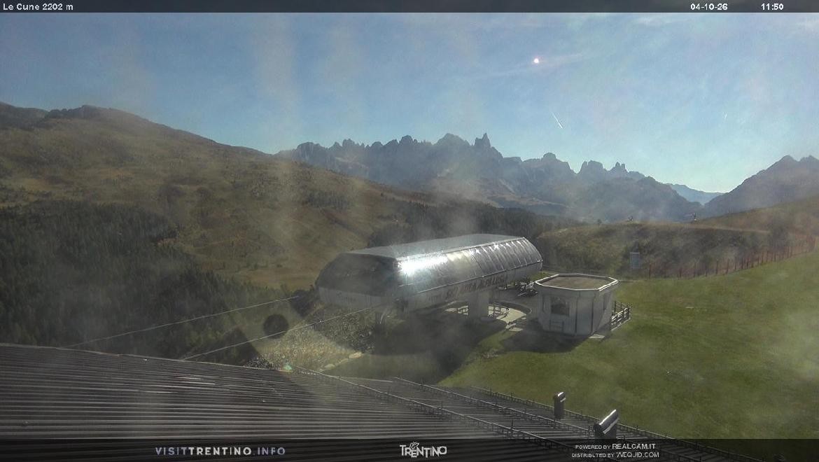 Archiv Foto Webcam Bergstation Le Cune, Trentino