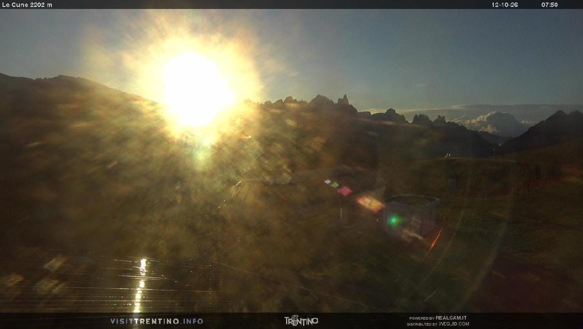 Archiv Foto Webcam Bergstation Le Cune, Trentino