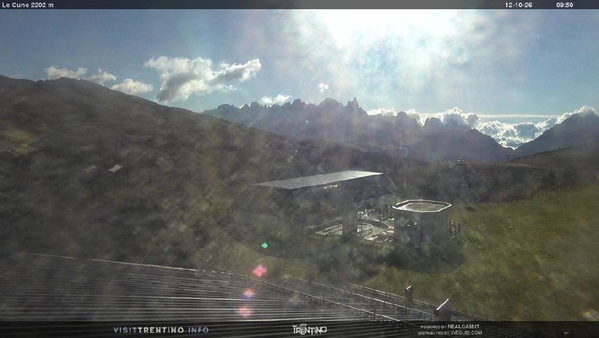 Archiv Foto Webcam Bergstation Le Cune, Trentino