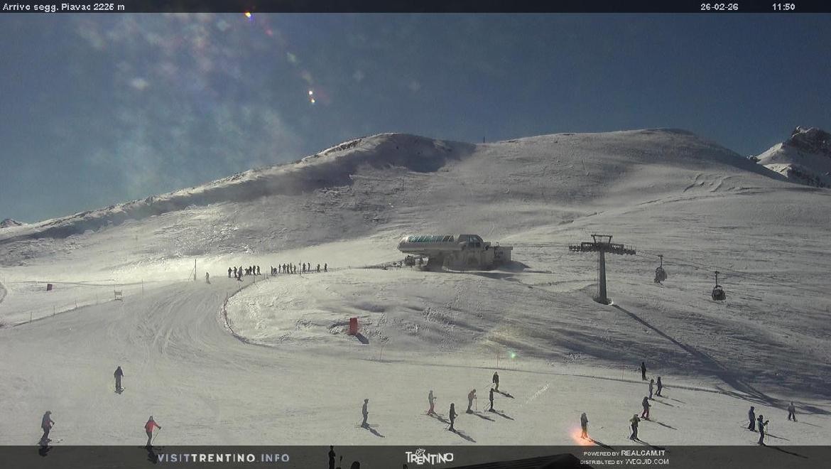 Archived image Webcam mountain station Piavac, Trentino