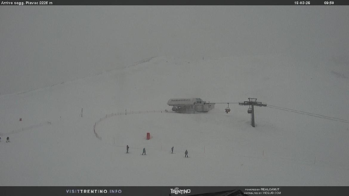 Archiv Foto Webcam Bergstation Piavac, Trentino