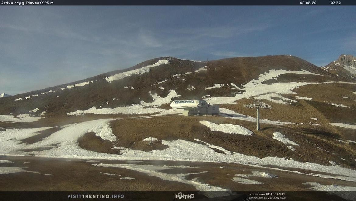 Archiv Foto Webcam Bergstation Piavac, Trentino