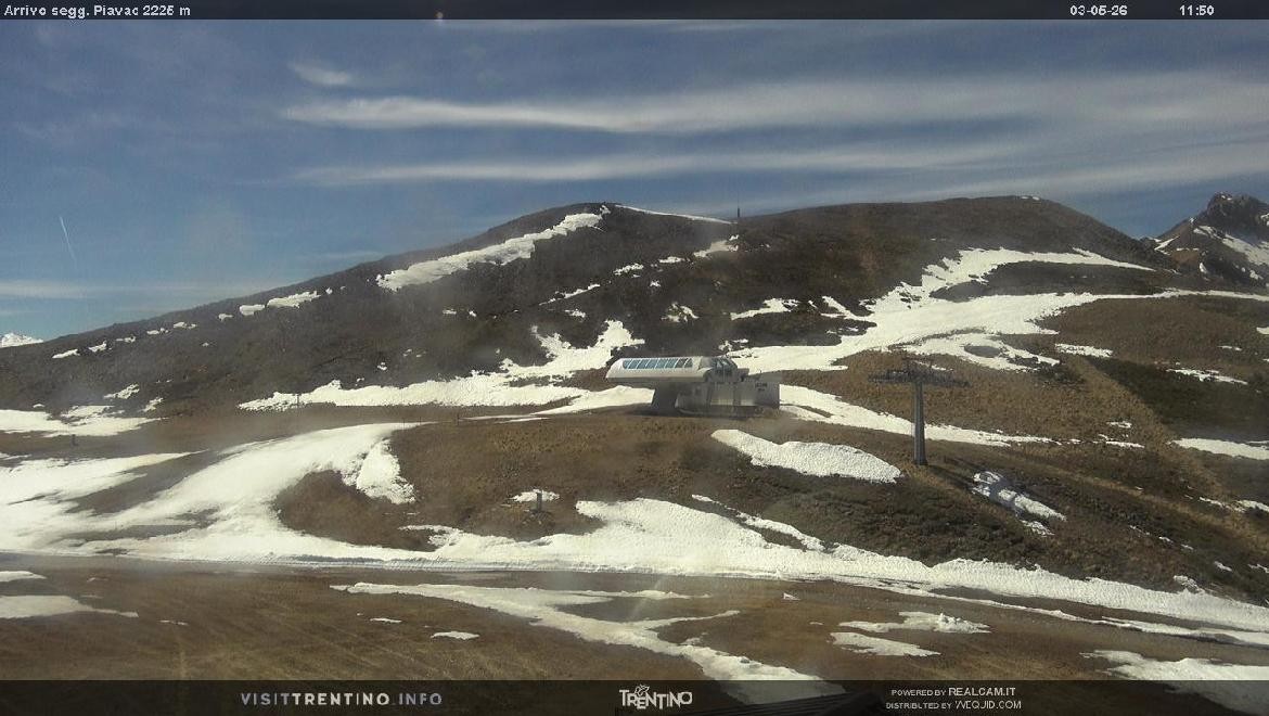 Archived image Webcam mountain station Piavac, Trentino