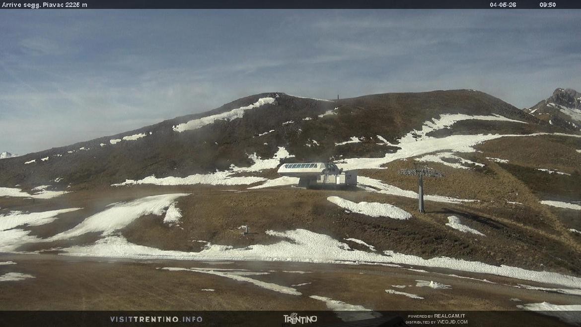 Archived image Webcam mountain station Piavac, Trentino