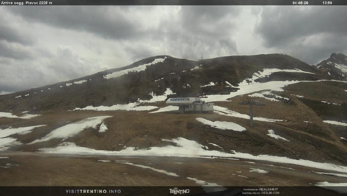 Archived image Webcam mountain station Piavac, Trentino