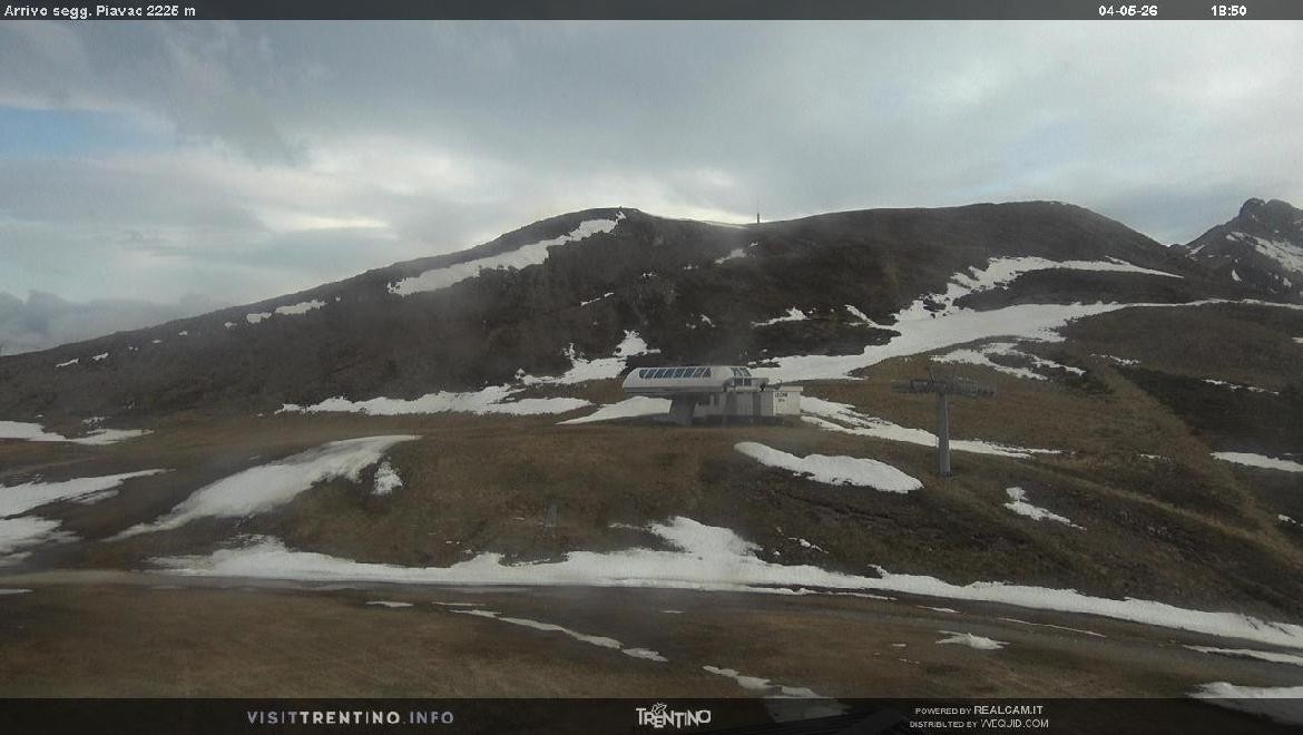 Archived image Webcam mountain station Piavac, Trentino