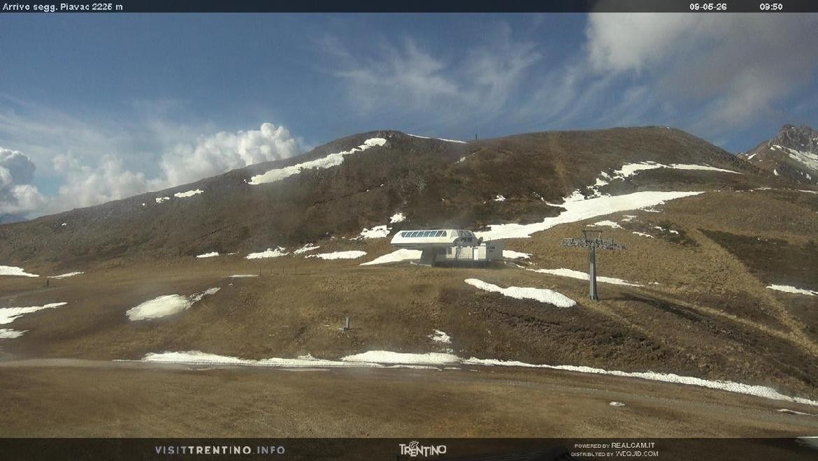 Archiv Foto Webcam Bergstation Piavac, Trentino