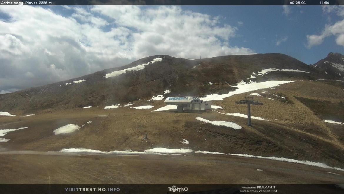 Archiv Foto Webcam Bergstation Piavac, Trentino